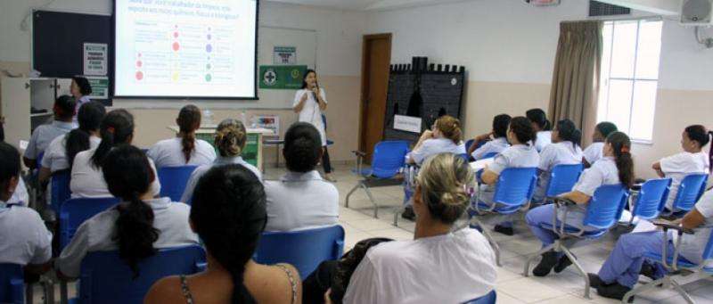 Palestra sobre segurança do trabalho